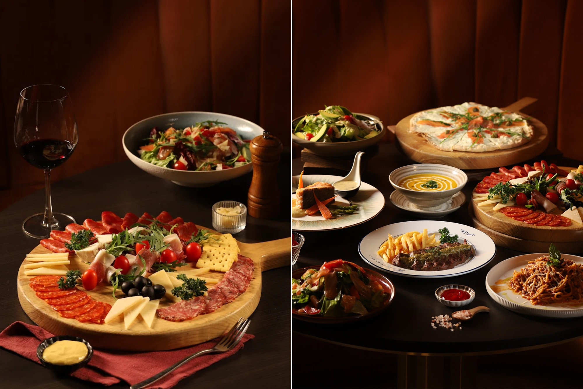 Steakhouse de Paris phục vụ một thực đơn tinh gọn, không cầu kỳ nhưng vẫn đầy đủ những món kinh điển của một nhà hàng châu Âu